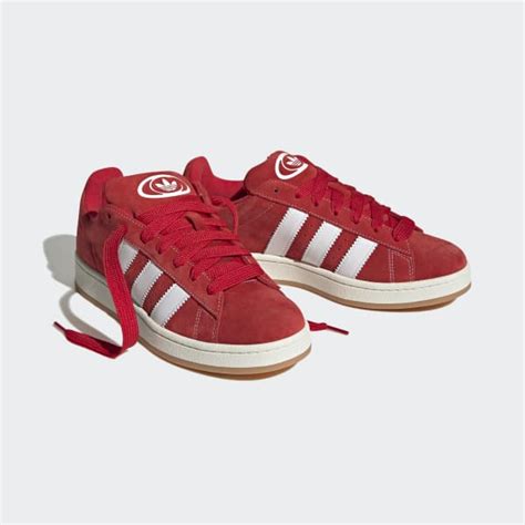 red adidas campus shoes|adidas campus 00s shoes red.